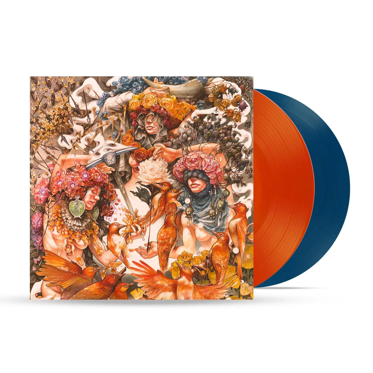 BARONESS 'GOLD AND GREY' 2LP - BLUE/RED