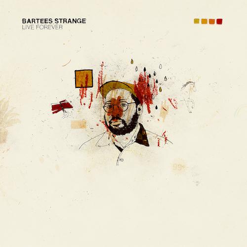 BARTEES STRANGE 'LIVE FOREVER' LP - BLACK/BONE/RED