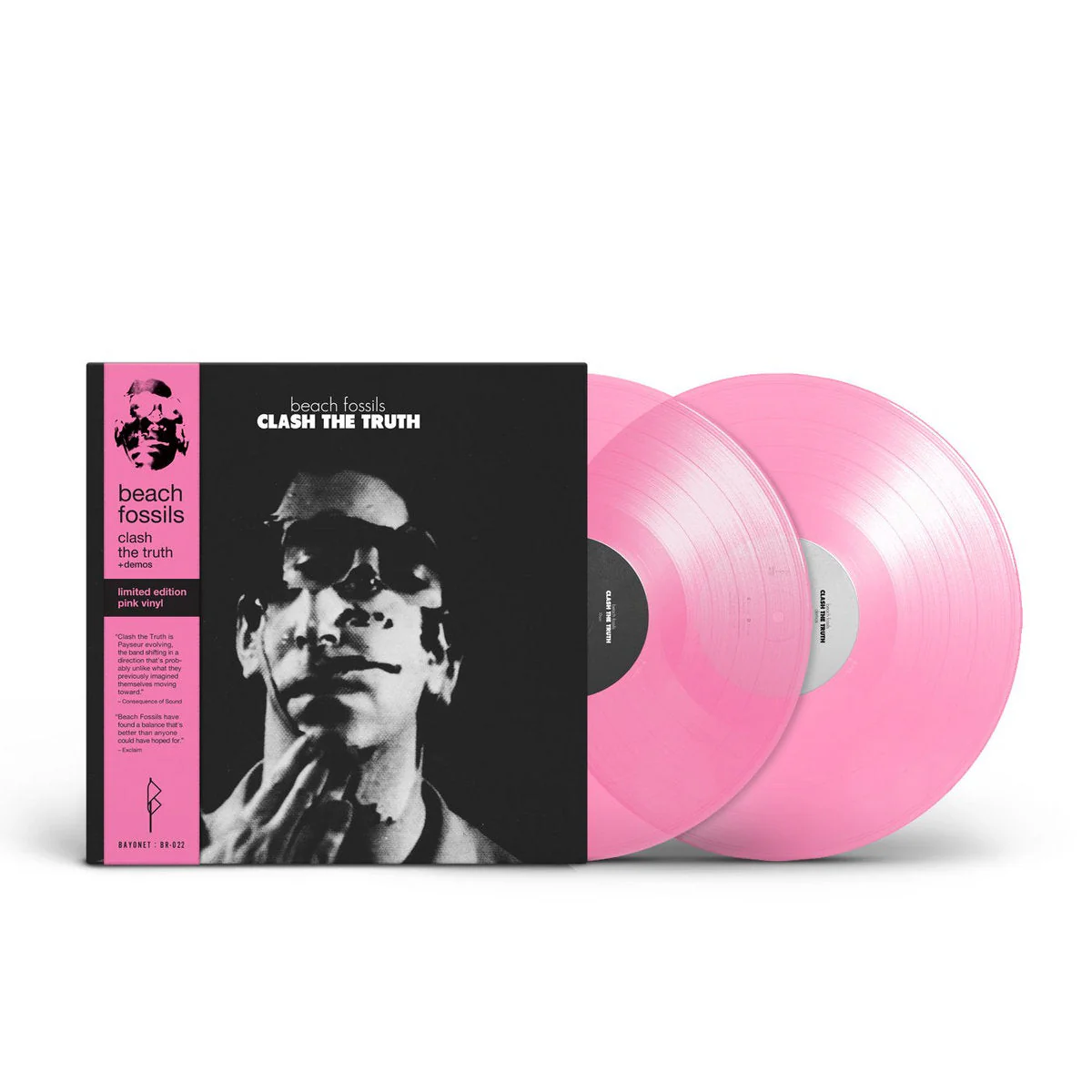 BEACH FOSSILS 'CLASH THE TRUTH + DEMOS' 2LP - CLEAR/PINK