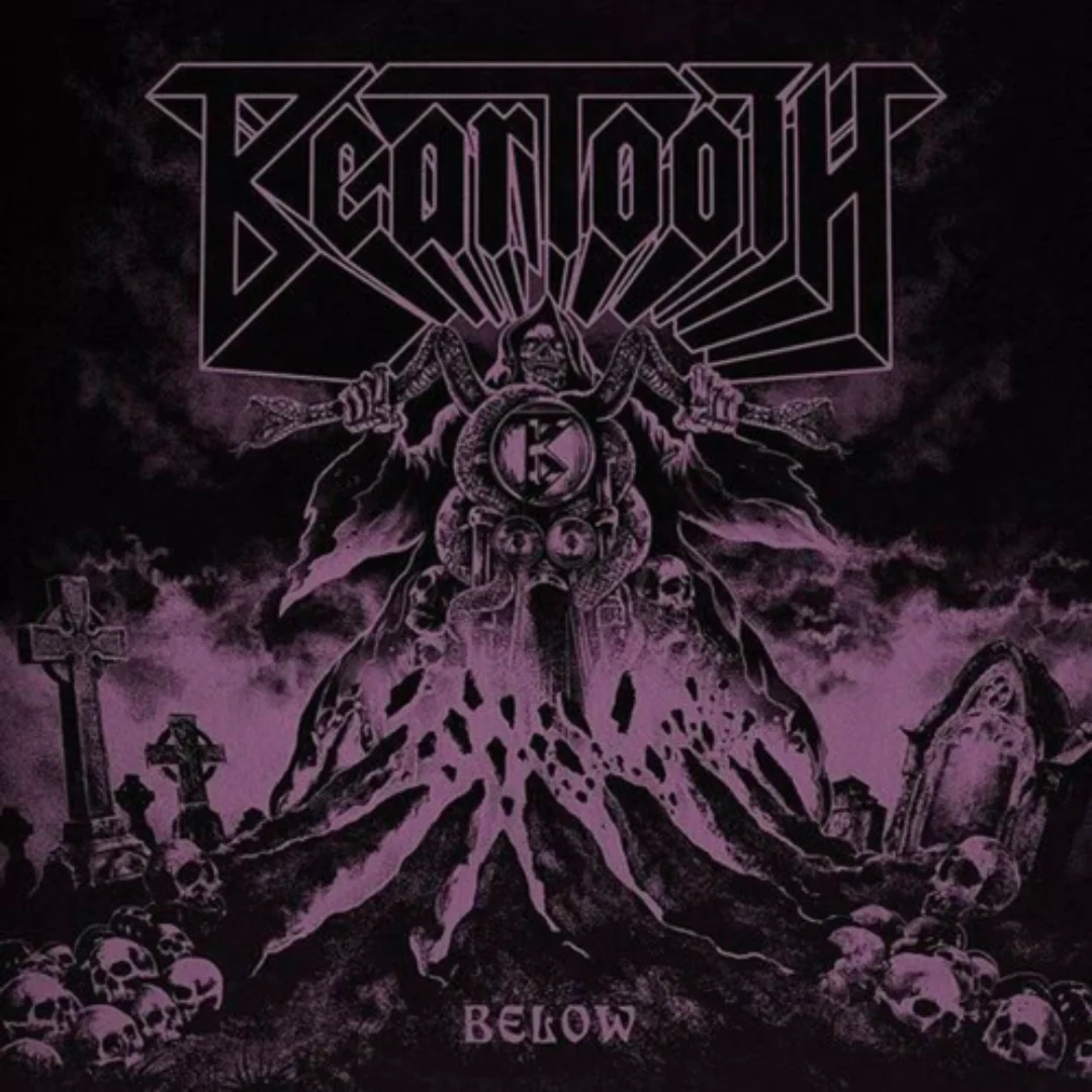 BEARTOOTH 'BELOW' SIGNED LP - ULTRACLEAR/PURPLE/BLACK - Image 2