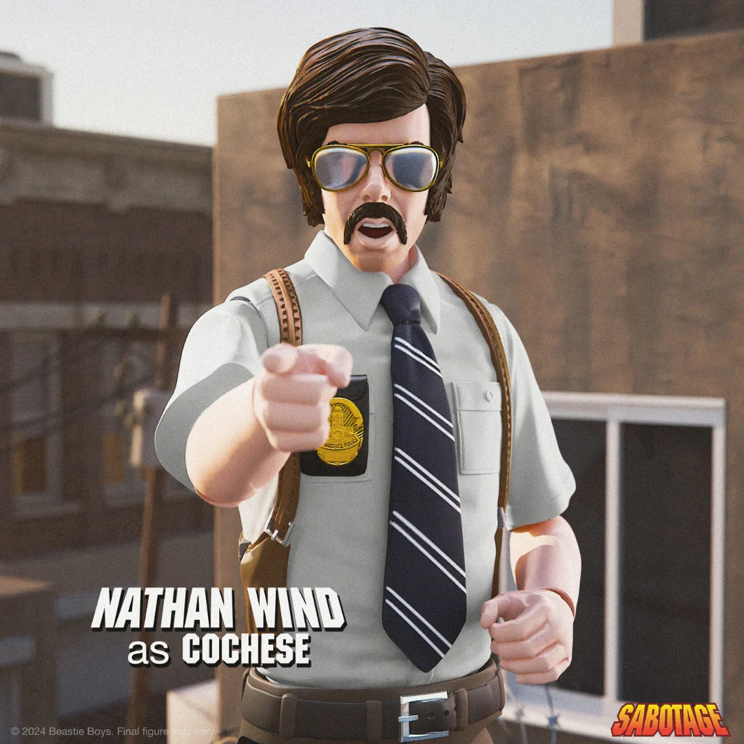 BEASTIE BOYS NATHAN WIND (SABOTAGE) ULTIMATES FIGURE WAVE 01 - Image 3