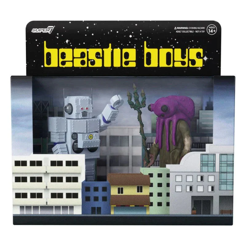 BEASTIE BOYS ACTION FIGURE BUNDLE: All 3 'SABOTAGE' REACTION FIGURES + 'INTERGALACTIC' 2-PACK - Image 2