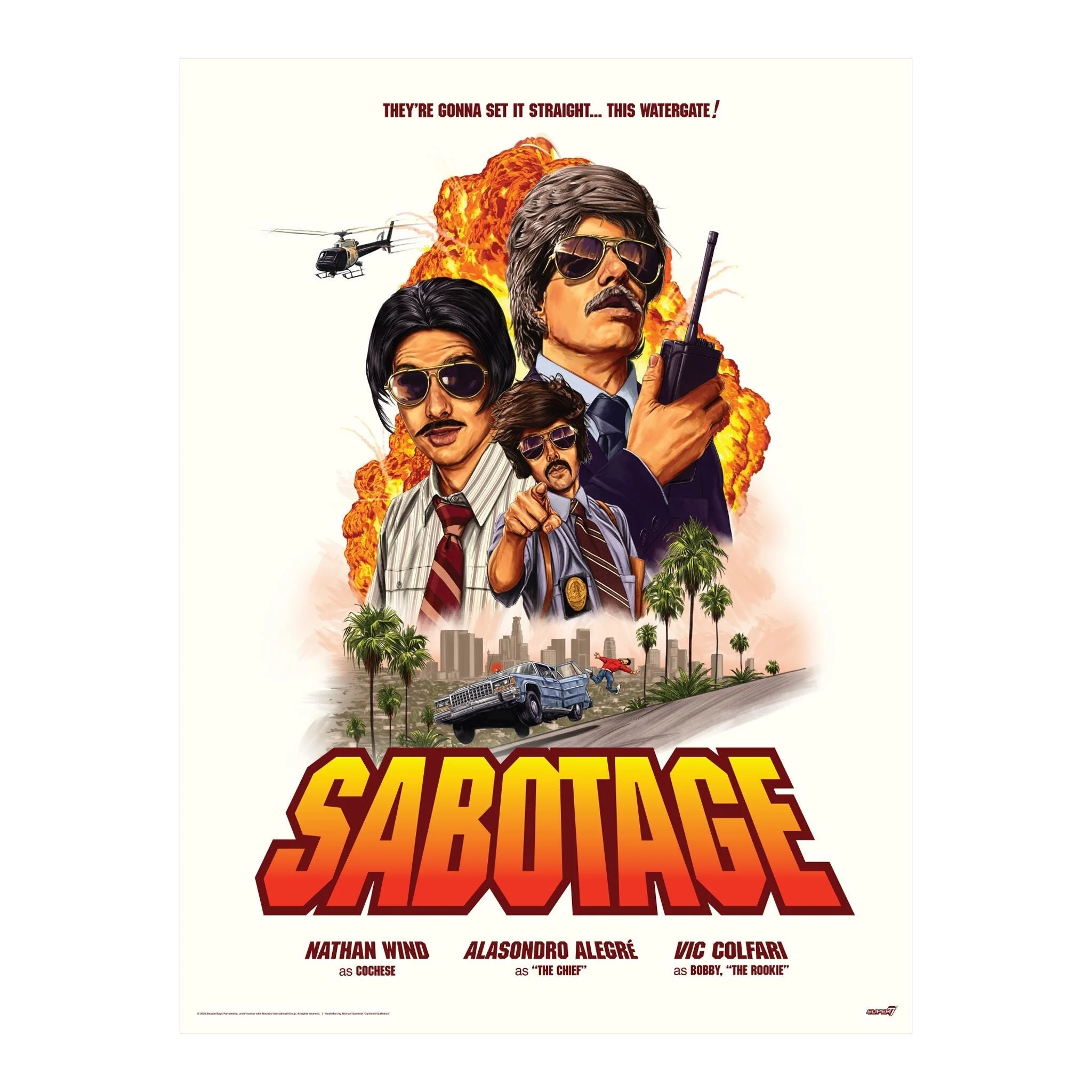 BEASTIE BOYS SABOTAGE WAVE 3 REACTION ACTION FIGURE THREE PACK - Image 3