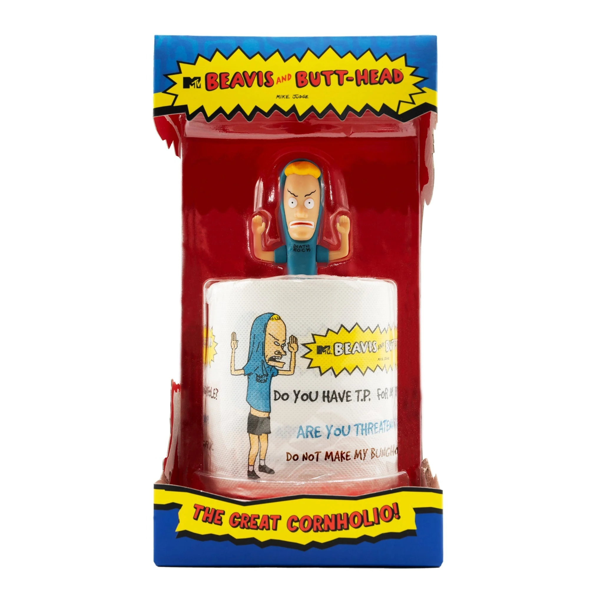 BEAVIS AND BUTT-HEAD REACTION FIGURE WAVE 1 - CORNHOLIO BOXSET WITH TP - Image 3