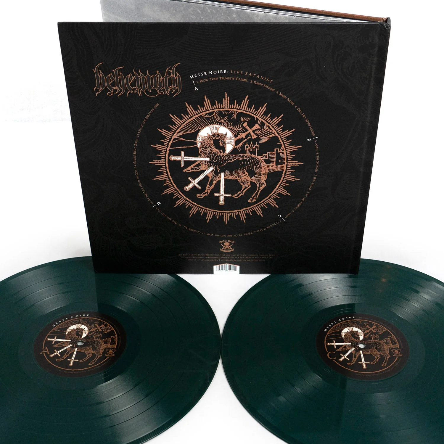 BEHEMOTH 'MESSE NOIRE' 2LP - DELUXE DIGIBOOK - GREEN - Image 3