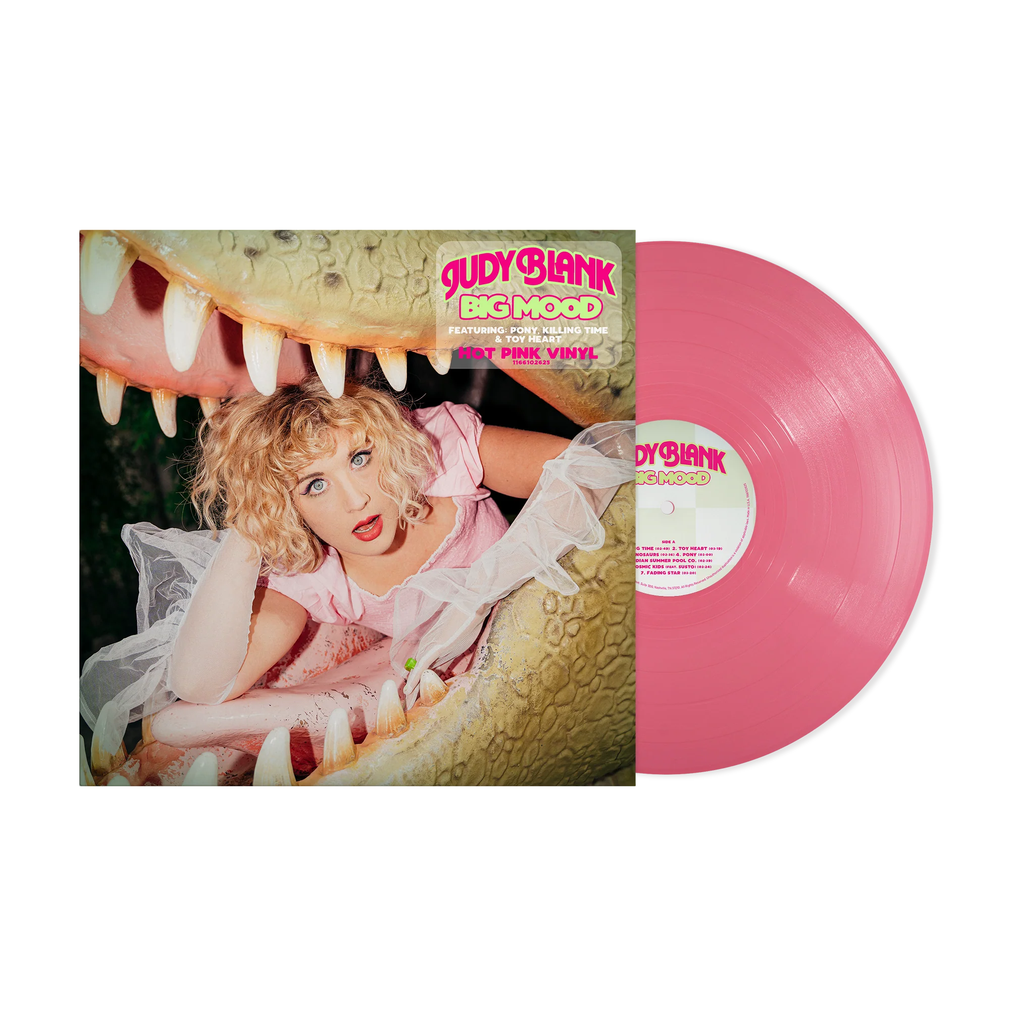 JUDY BLANK 'BIG MOOD' LP (Opaque Hot Pink Vinyl)
