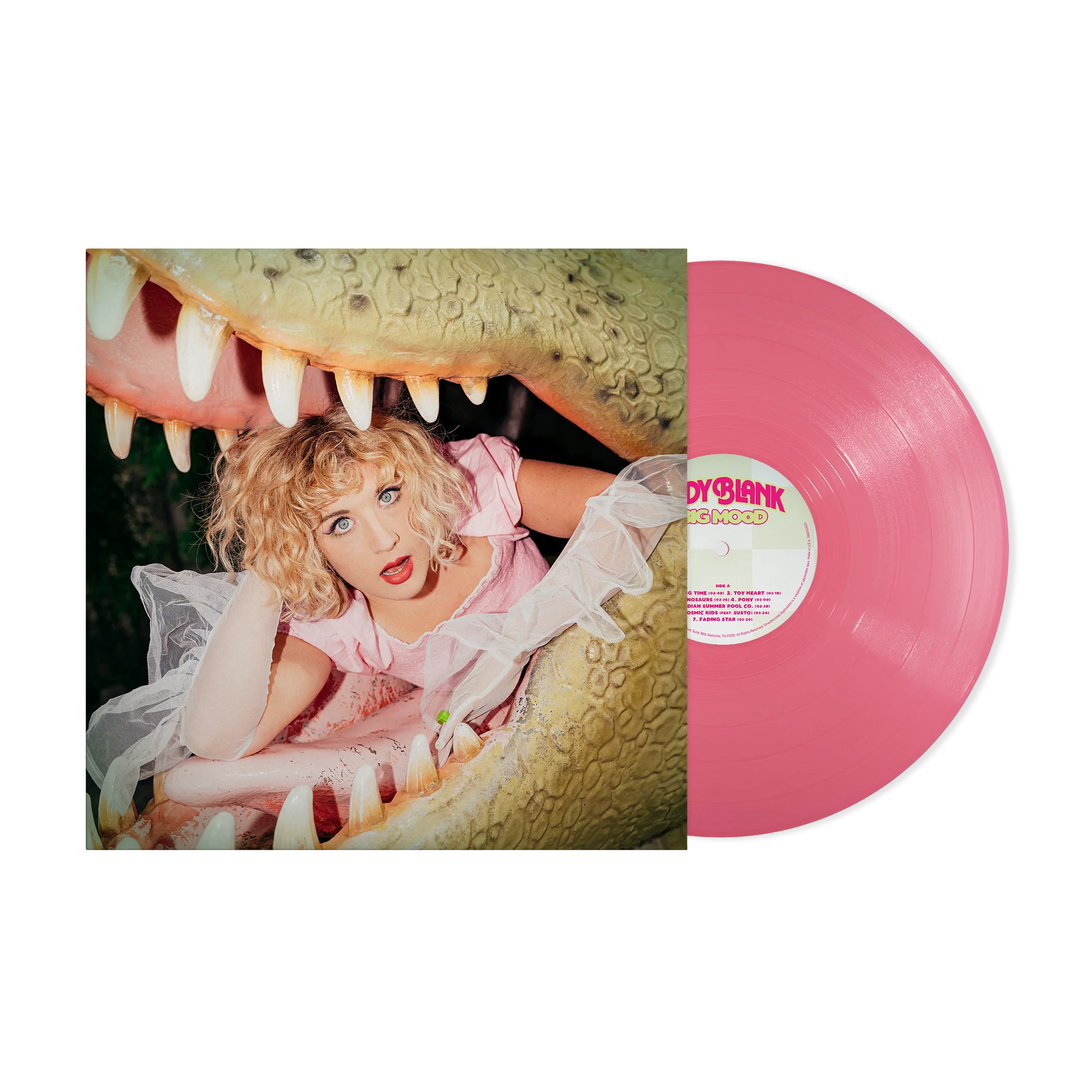 JUDY BLANK 'BIG MOOD' LP (Opaque Hot Pink Vinyl) - Image 2