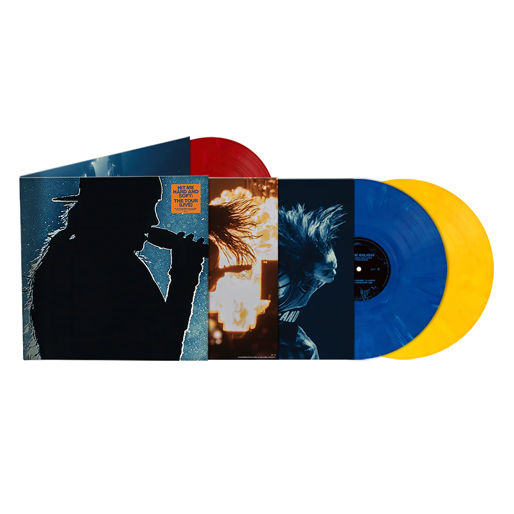 BILLIE EILISH 'HIT ME HARD AND SOFT: THE TOUR (LIVE)' 3LP (Recycled Color Vinyl)