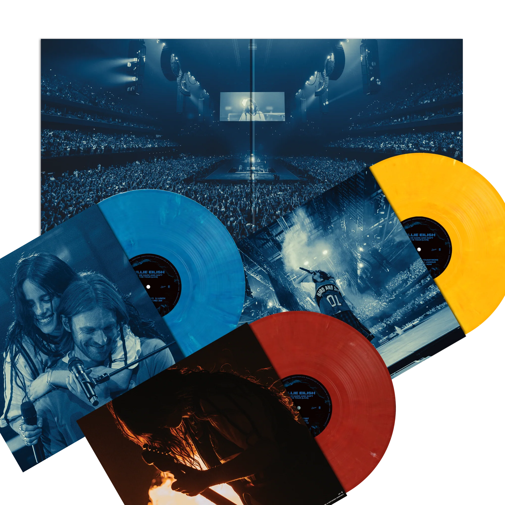 BILLIE EILISH 'HIT ME HARD AND SOFT: THE TOUR (LIVE)' 3LP (Recycled Color Vinyl) - Image 2