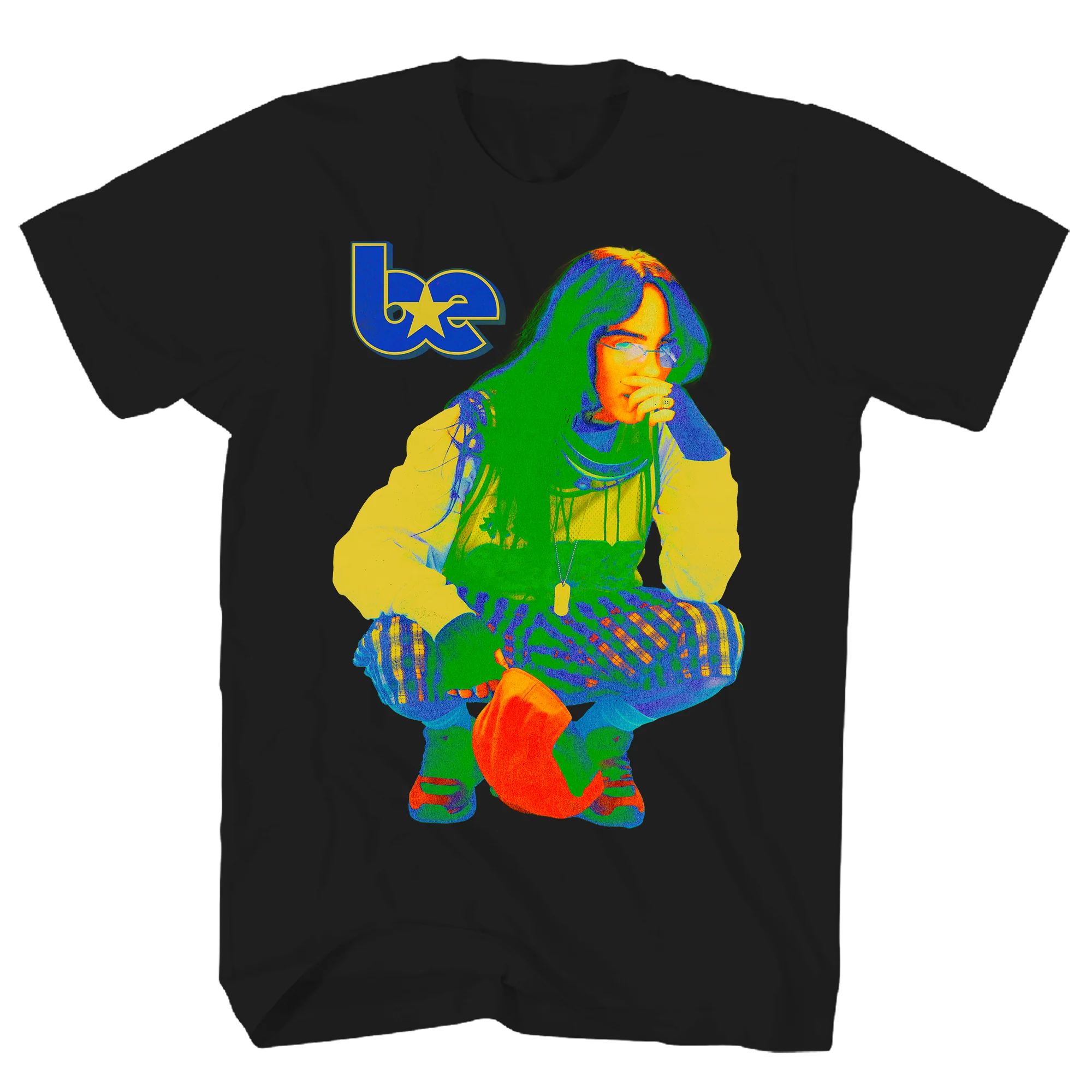 BILLY EILISH BE DESIGN RECYCLED ECO MAX BLACK TEE