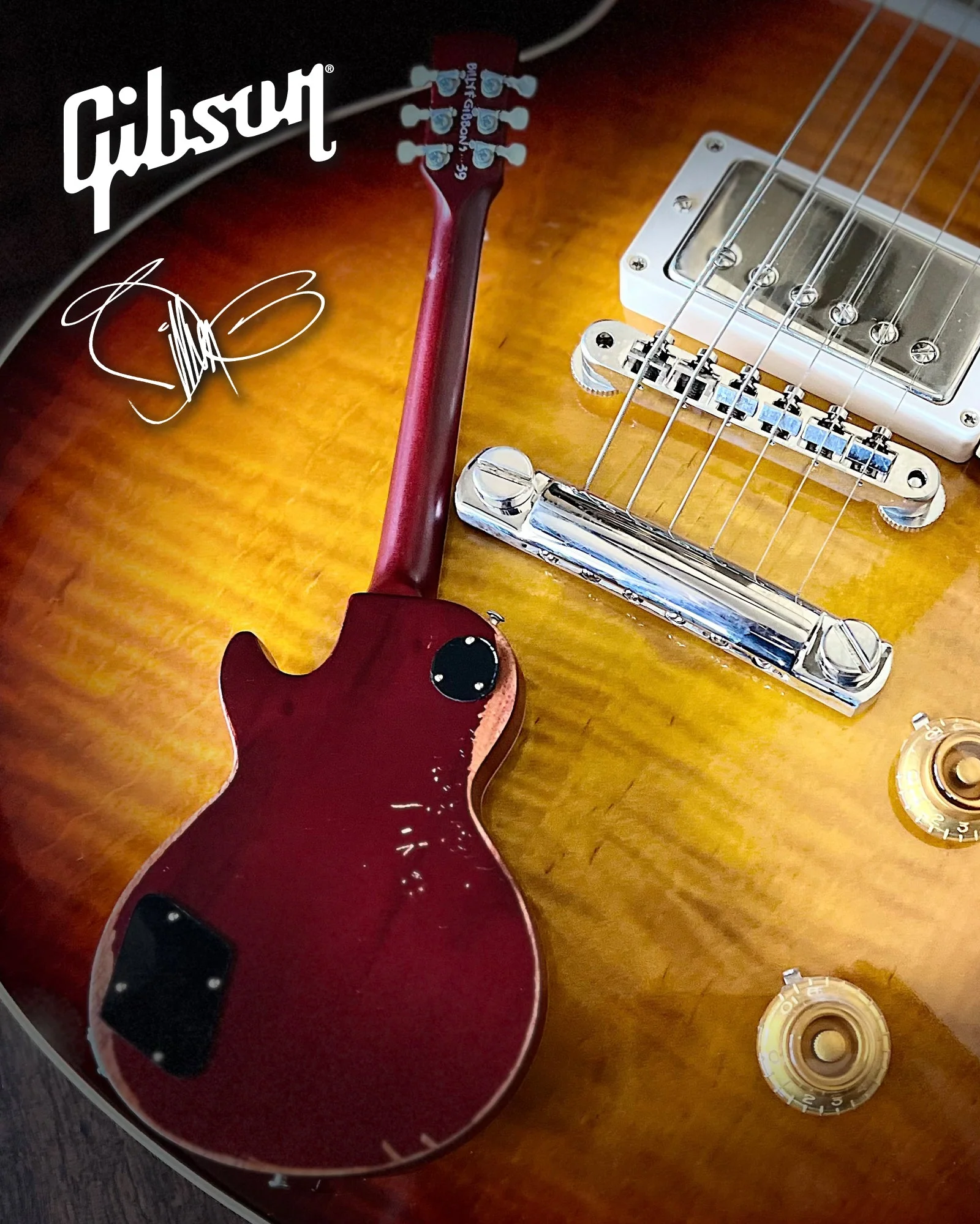 BILLY F GIBBONS OFFICIALLY LICENSED SIGNATURE MINI GUITAR MODEL COLLECTION - SET OF 3 - Image 10