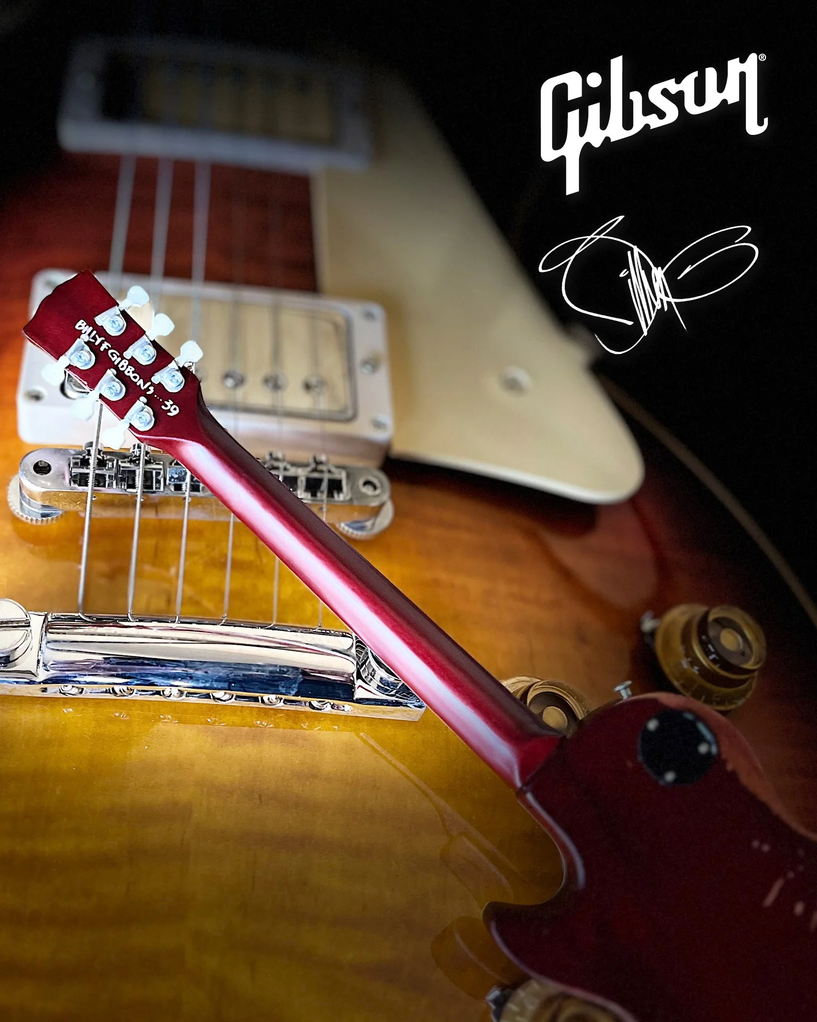 BILLY F GIBBONS OFFICIALLY LICENSED SIGNATURE MINI GUITAR MODEL COLLECTION - SET OF 3 - Image 8