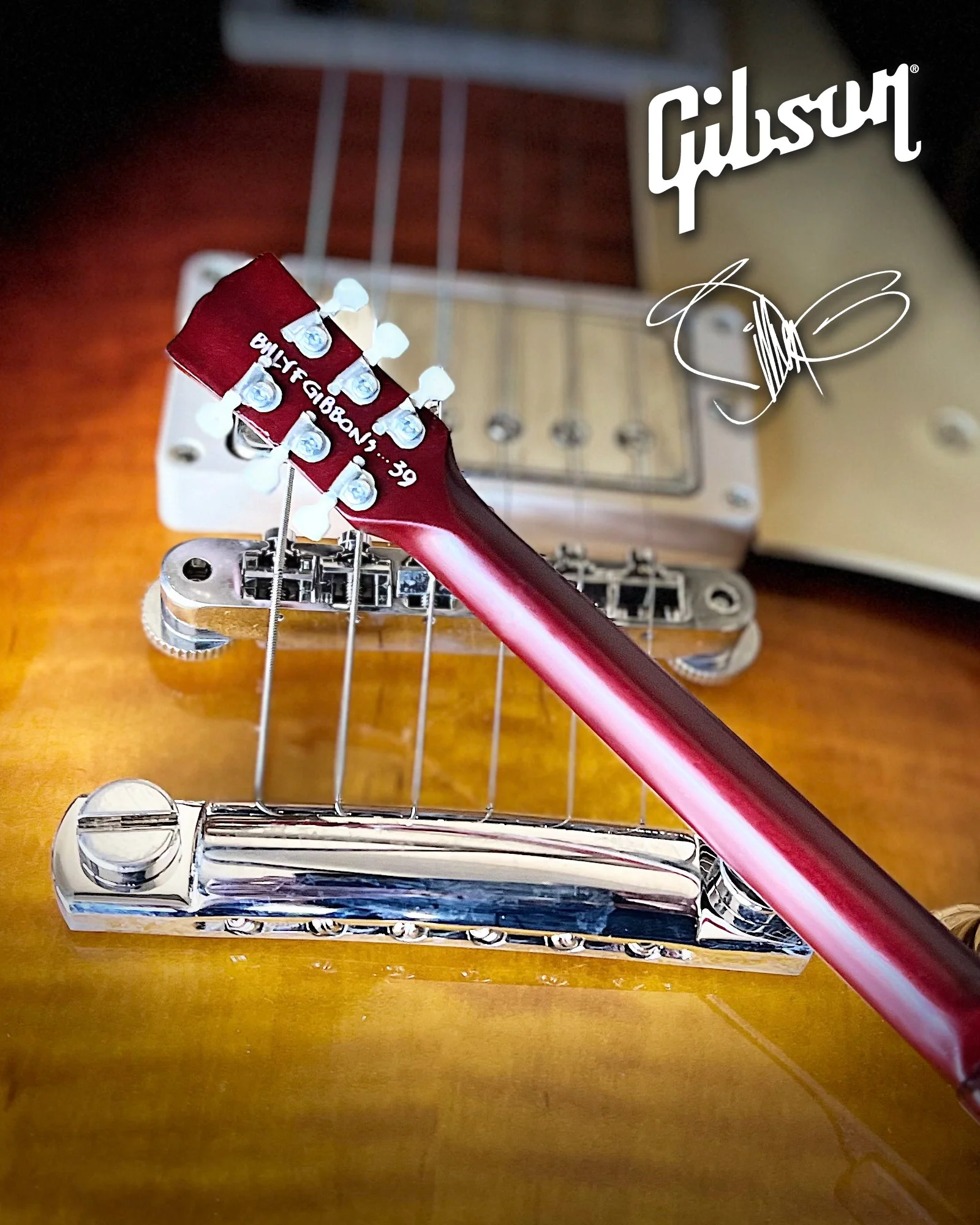BILLY F GIBBONS OFFICIALLY LICENSED SIGNATURE MINI GUITAR MODEL COLLECTION - SET OF 3 - Image 9