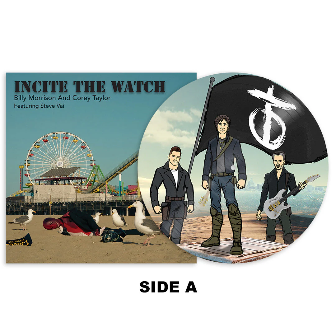 BILLY MORRISON AND COREY TAYLOR FEAT. STEVE VAI 'INCITE THE WATCH' 12" - LTD. 500 - PICTURE DISK