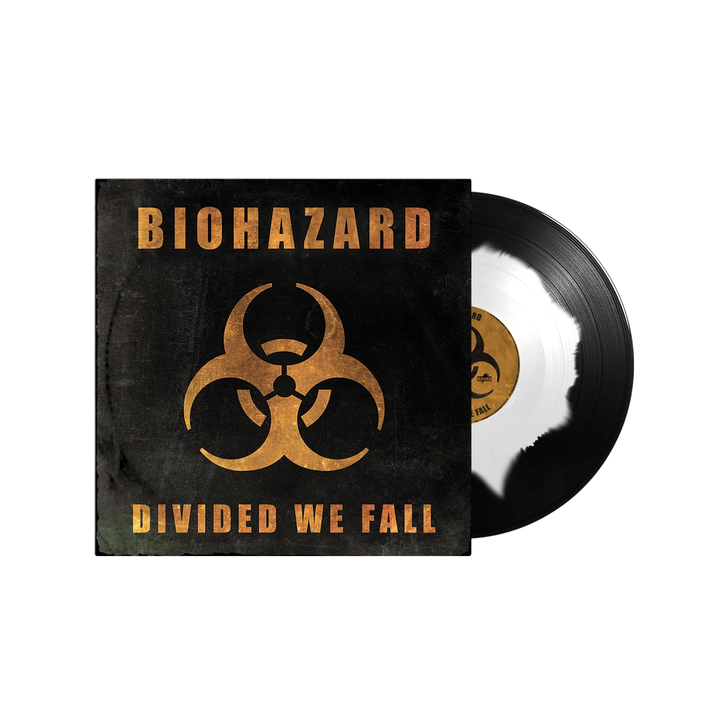 BIOHAZARD ‘DIVIDED WE FALL’ LP - EXCLUSIVE - LTD. 400 - WHITE/BLACK CORONA
