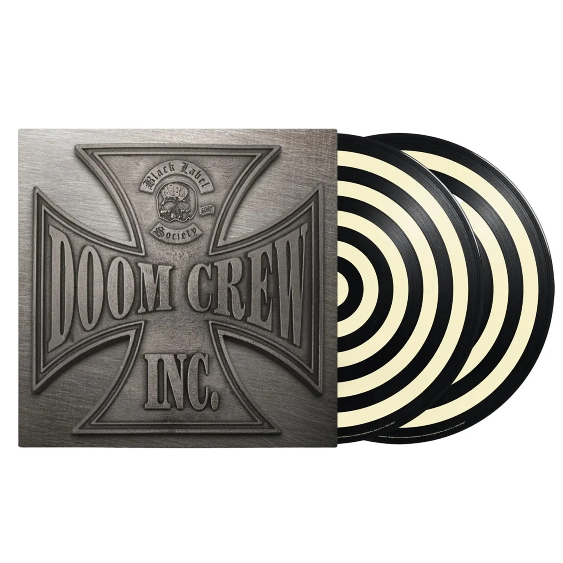 BLACK LABEL SOCIETY 'DOOM CREW INC' 2LP - BULLSEYE PICTURE DISK