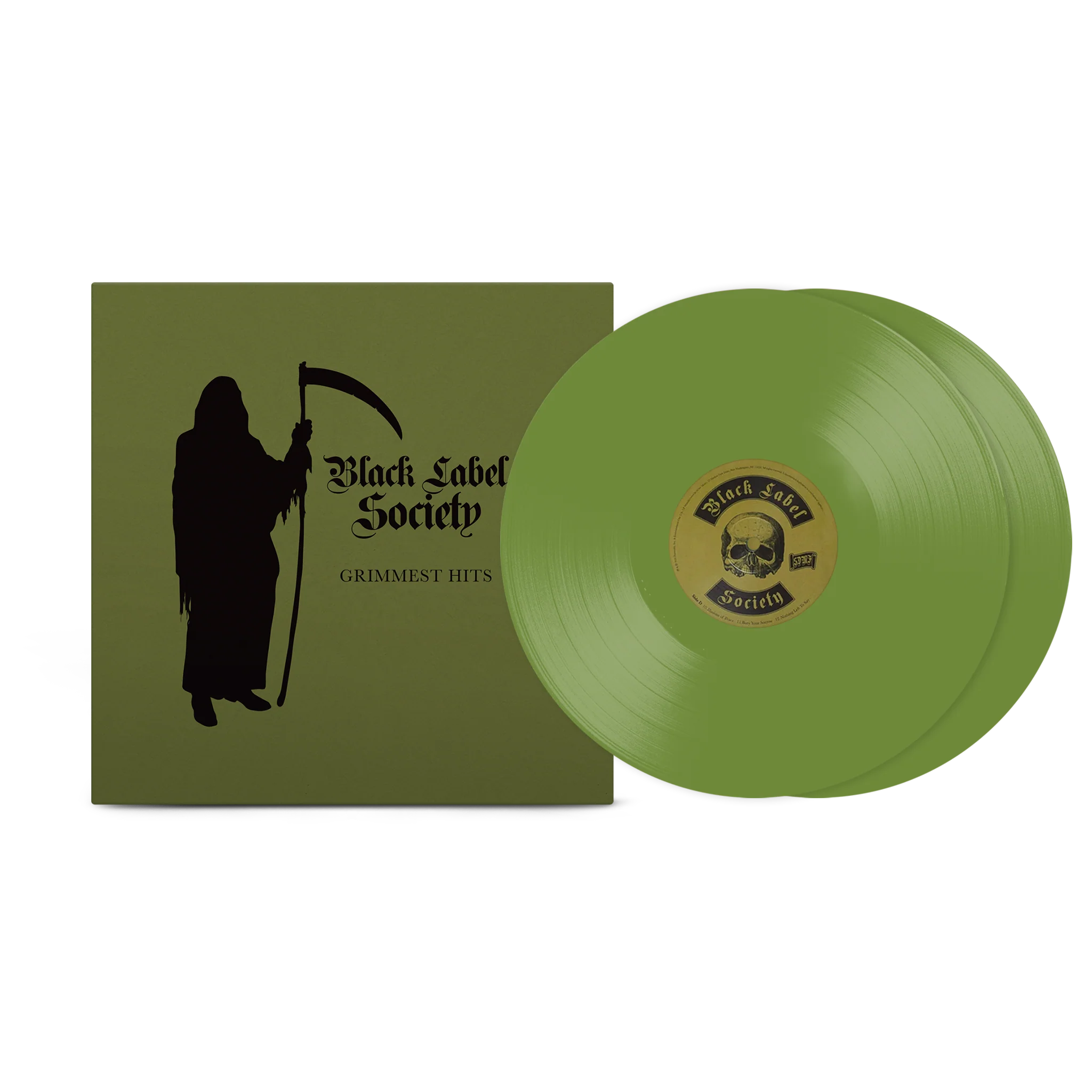 BLACK LABEL SOCIETY 'GRIMMEST HITS' 2LP (Forest Green Vinyl)