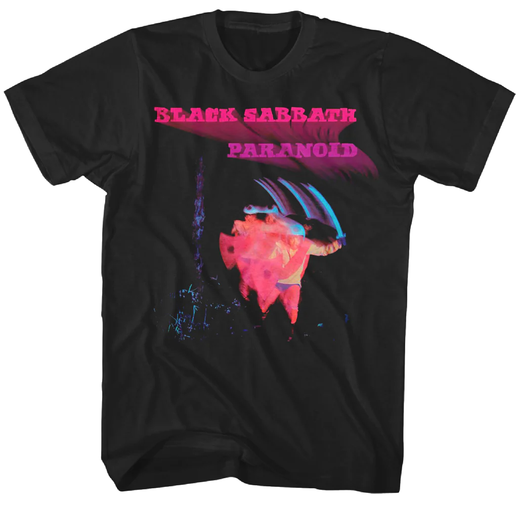 BLACK SABBATH 'PARANOID MTN TRLS' T-SHIRT
