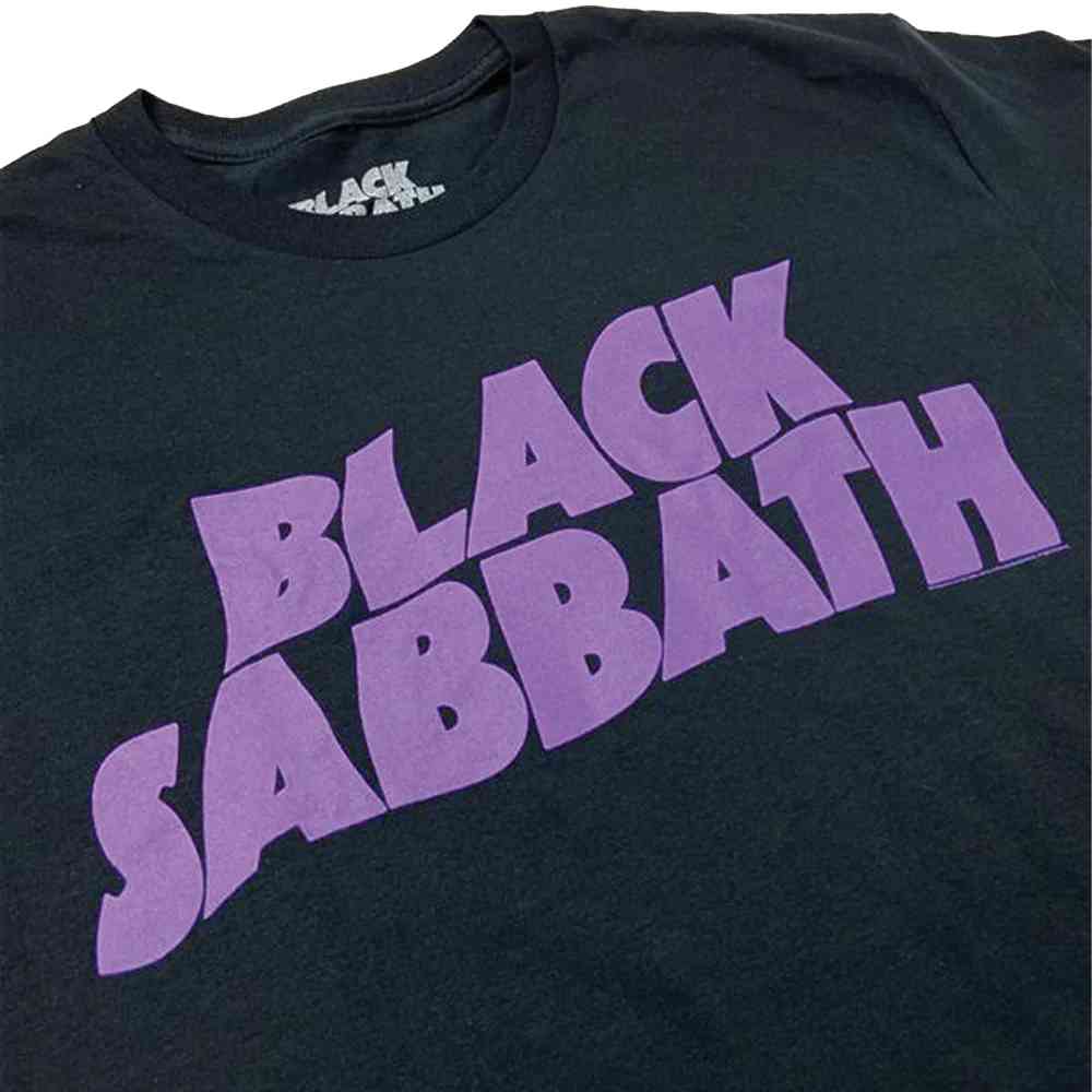 BLACK SABBATH 'WAVY LOGO' T-SHIRT - Image 3