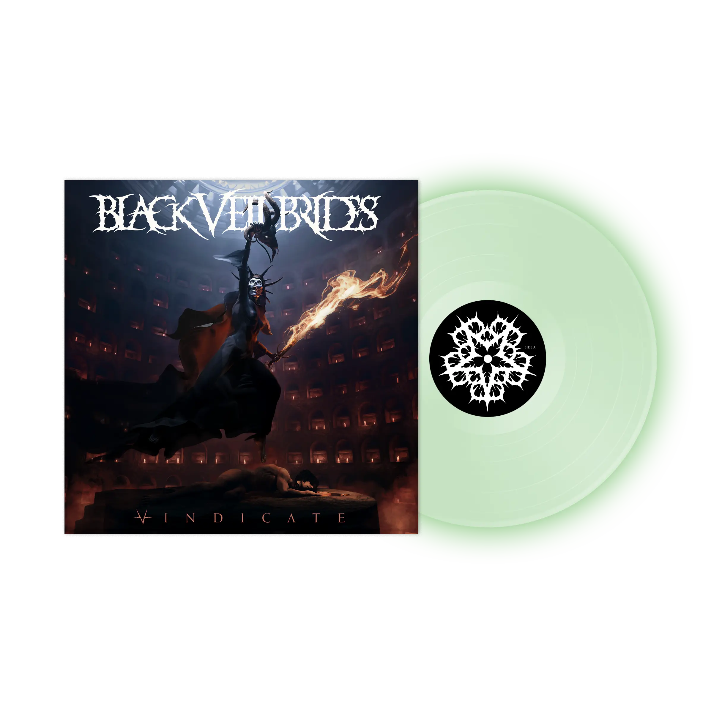 BLACK VEIL BRIDES 'VINDICATE' LP (Glow In The Dark Vinyl)