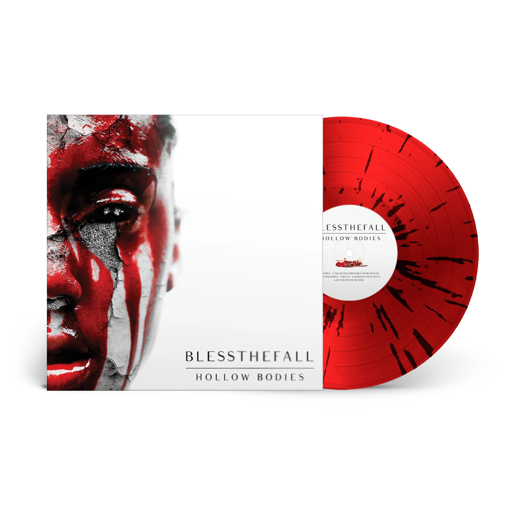 BLESSTHEFALL ‘HOLLOW BODIES’ 10TH ANNIVERSARY LP - LTD. 500 - RED/BLACK