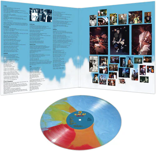 BLINK-182 'BUDDHA' LP - BLUE/RED/YELLOW STRIPE - Image 2