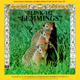 BLINK-182 / SWINDLE 'LEMMINGS' SPLIT 7" SINGLE - GOLD