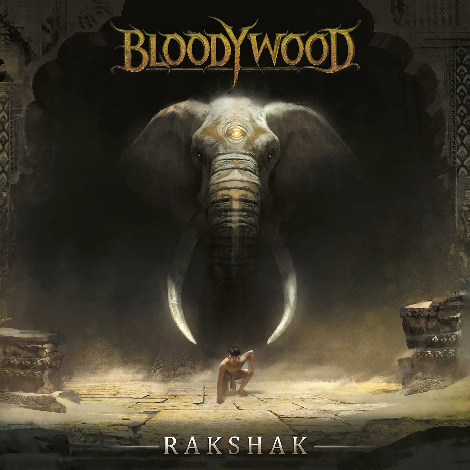 BLOODYWOOD 'RAKSHAK' LP - WHITE/BLUE/MARBLED BLACK