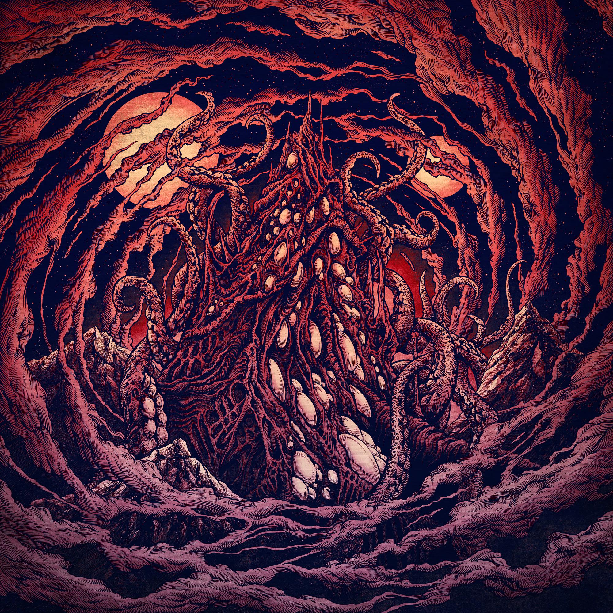 BLUT AUS NORD 'DISHARMONIUM - UNDREAMABLE ABYSSES' LP - PINK/PURPLE - Image 2
