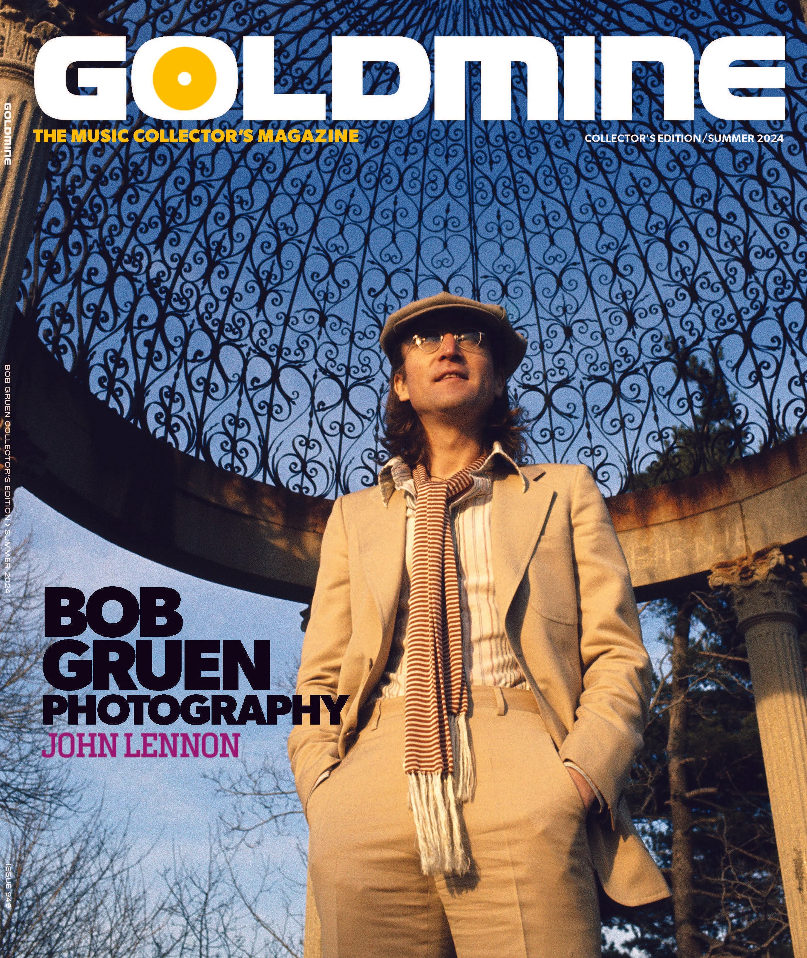 BOB GRUEN/JOHN LENNON X GOLDMINE BUNDLE - GOLDMINE SUMMER 2024 ISSUE W/ NUMBERED 8"X10” OF JOHN LENNON BY BOB GRUEN IN NUMBERED SLIPCASE - Image 2