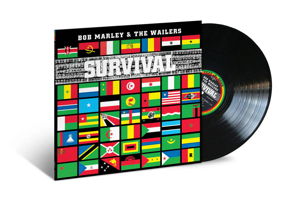 BOB MARLEY & THE WAILERS 'SURVIVAL' LP - JAMAICAN REISSUE