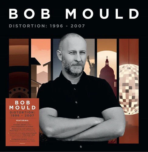 BOB MOULD 'DISTORTION: 1996-2007' SIGNED 8LP - CLEAR SPLATTER