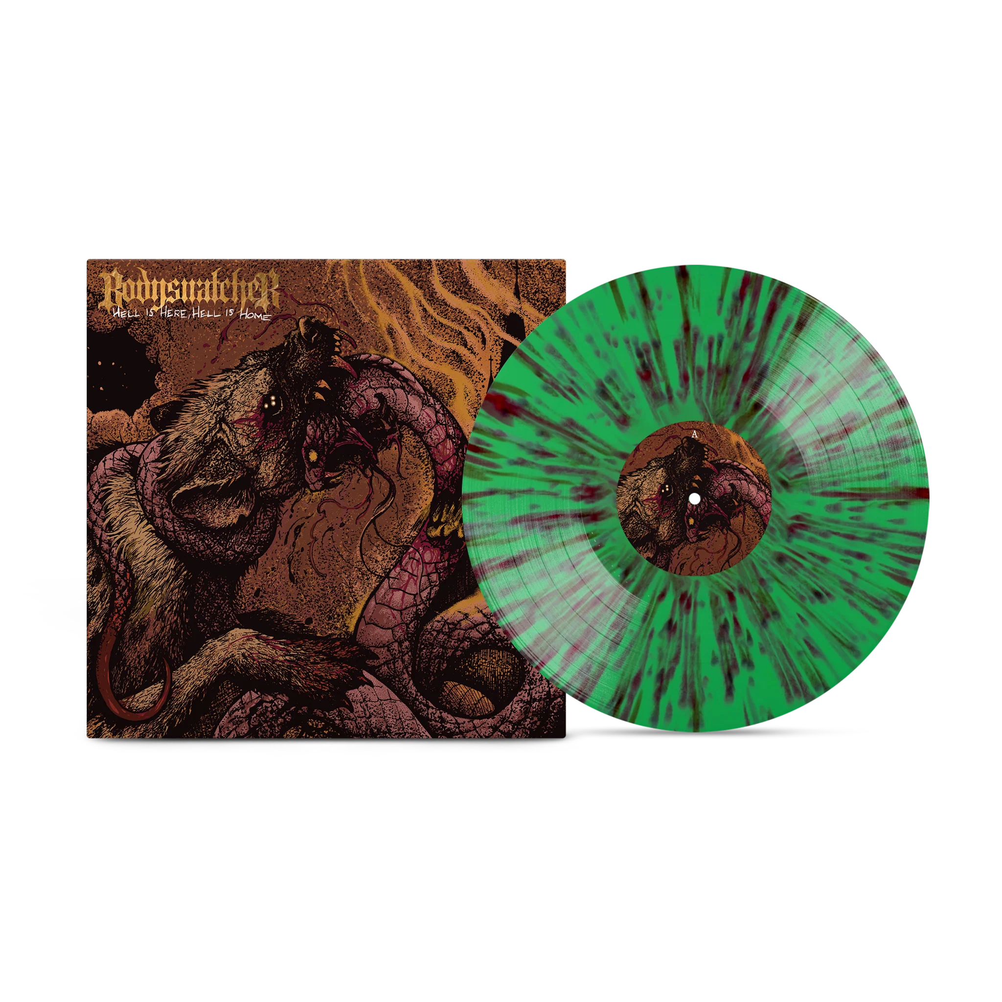 BODYSNATCHER 'HELL IS HERE, HELL IS HOME' LP (Venom Mint Splatter Vinyl)