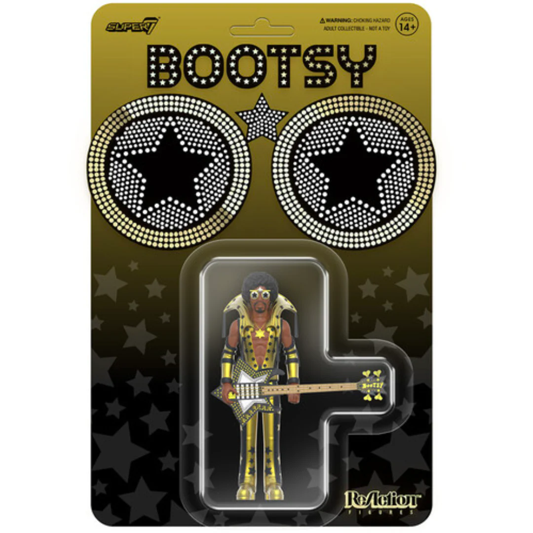 BOOTSY COLLINS REACTION FIGURE - BLACK/GOLD