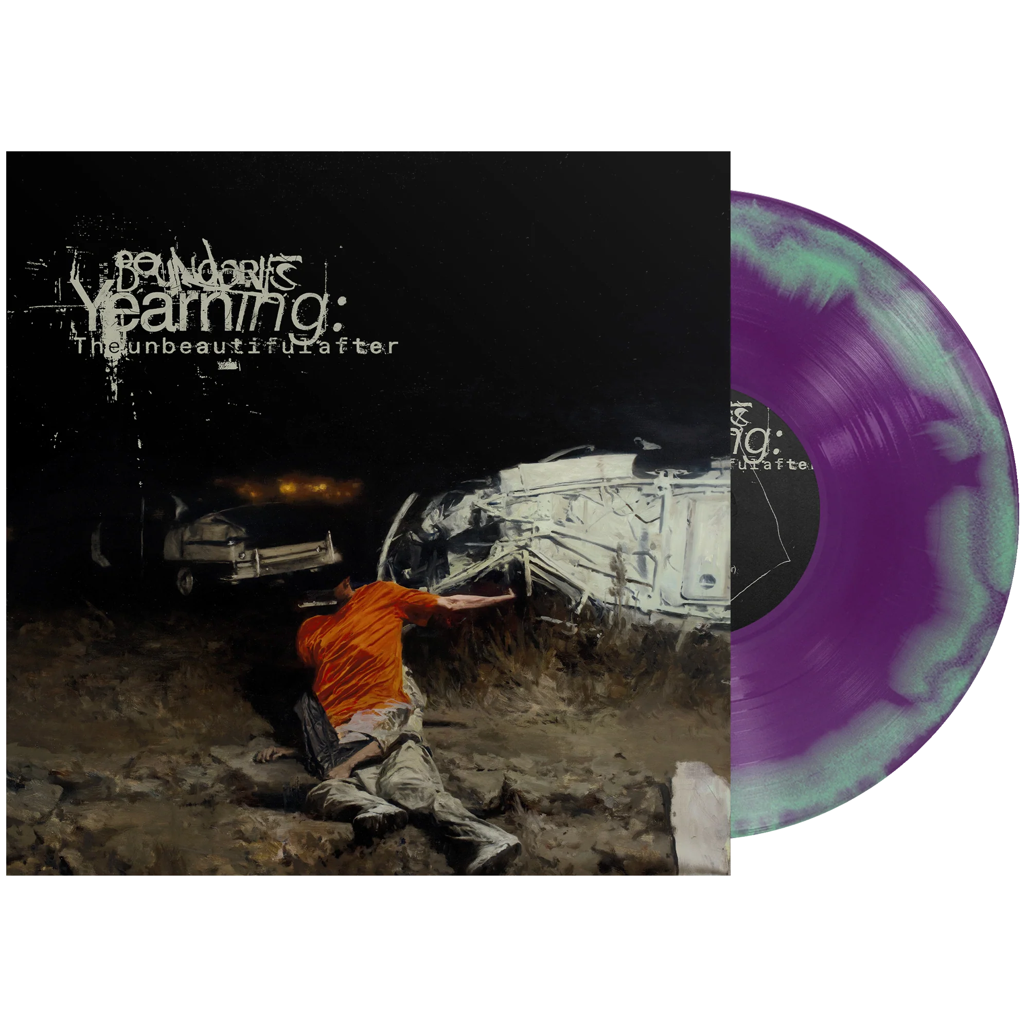 BOUNDARIES 'YEARNING: THE UNBEAUTIFUL AFTER' LP (Neon Violet & Mint Green A-Side/B-Side Vinyl)