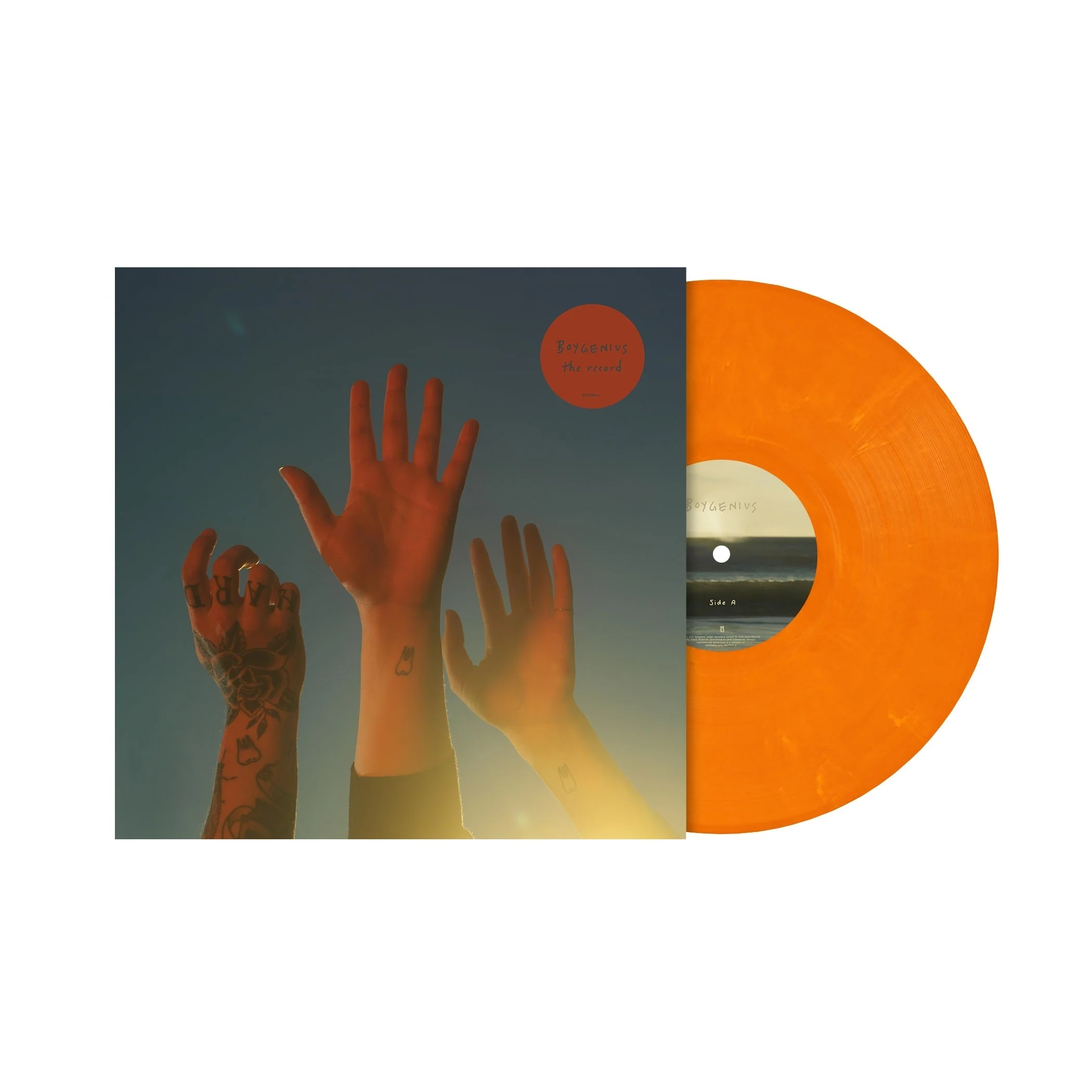 BOYGENIUS 'THE RECORD' LP - JULIEN BAKER, PHOEBE BRIDGERS, AND LUCY DACUS - ORANGE - Image 2