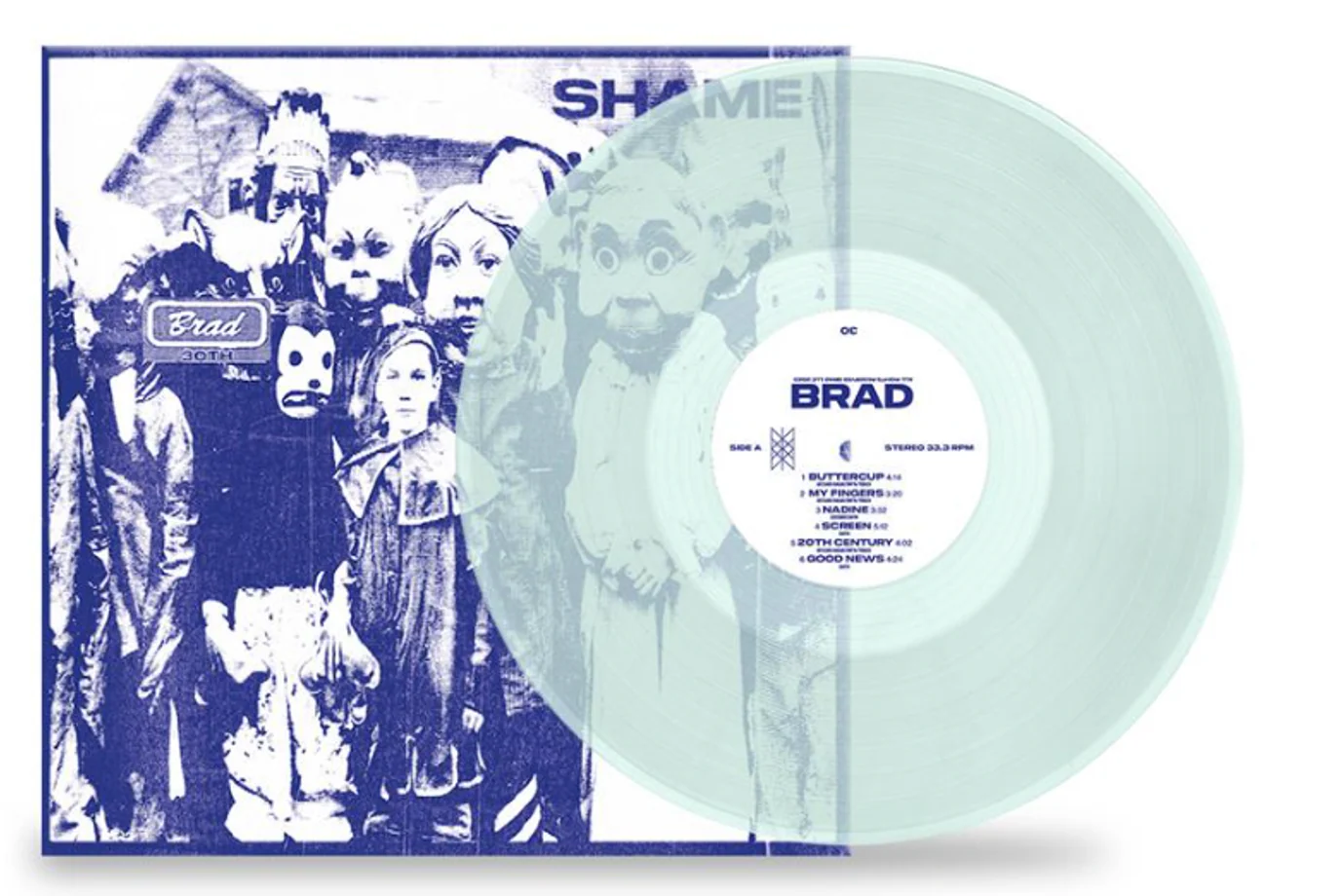 BRAD 'SHAME' 30TH ANNIVERSARY LP - LTD. 750 - COKE BOTTLE CLEAR