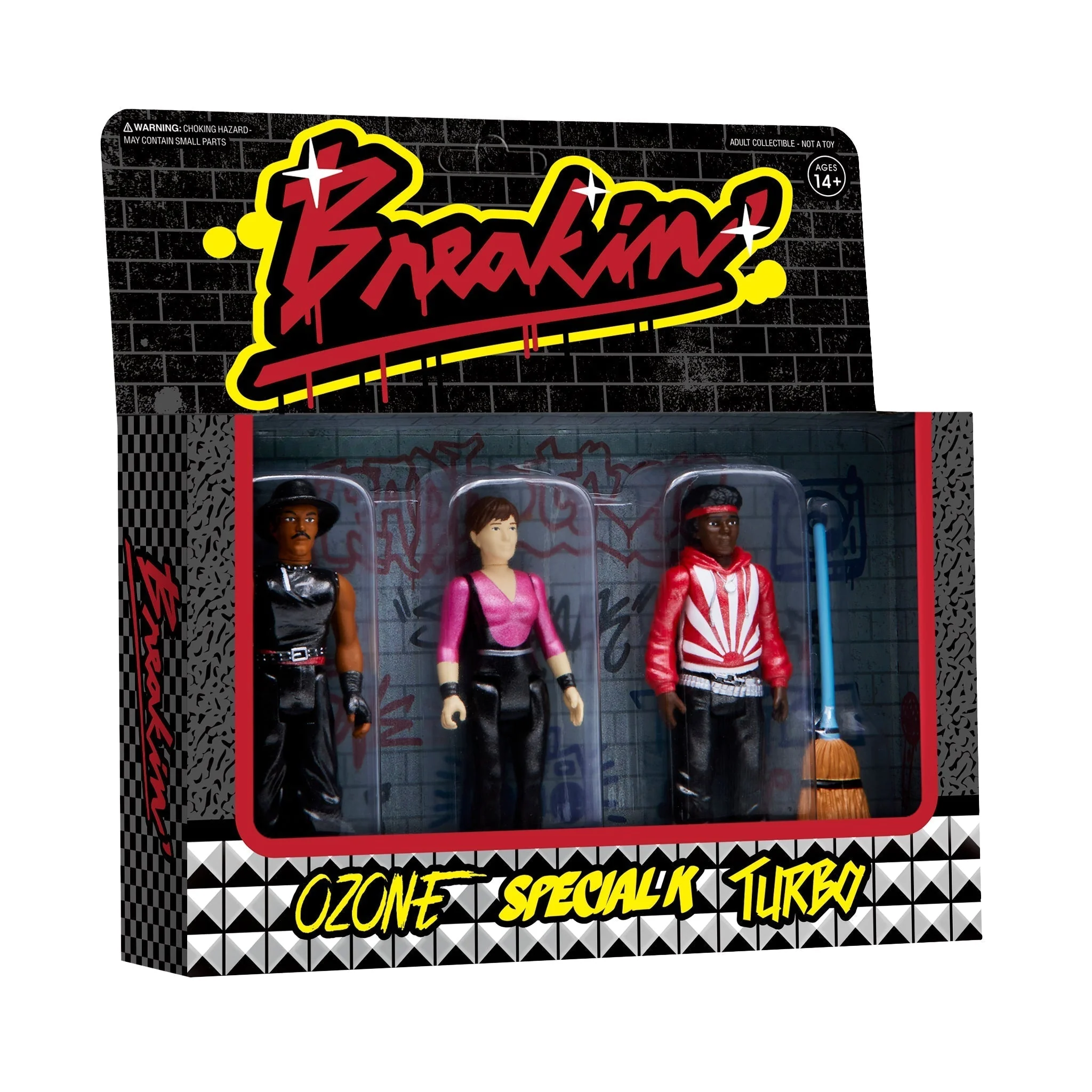 BREAKIN' REACTION FIGURES 'OZONE, SPECIAL K, TURBO 3 PACK - METALLIC - Image 2