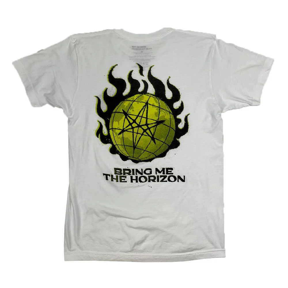 BRING ME THE HORIZON 'FLAMES' T-SHIRT - Image 3