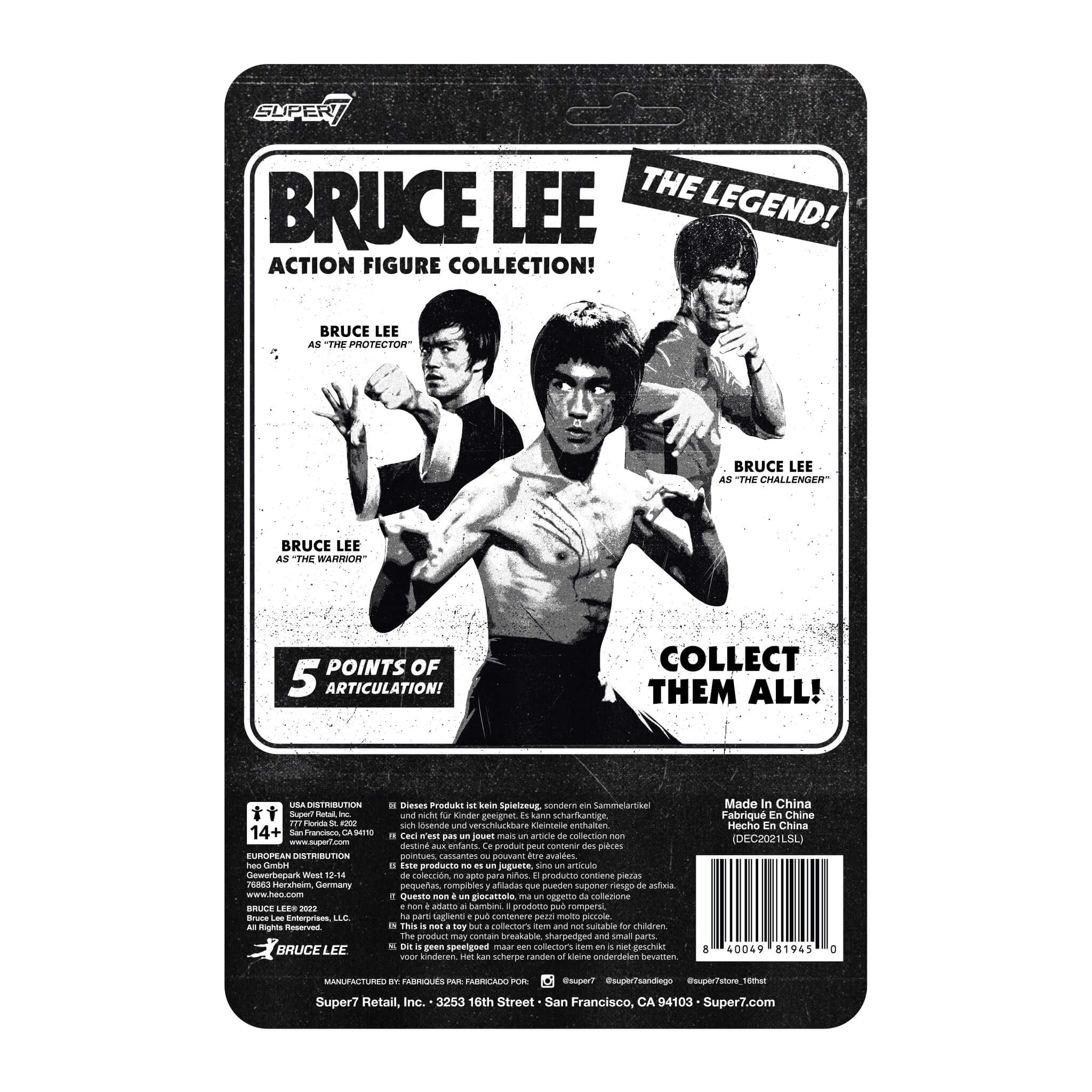 BRUCE LEE REACTION FIGURE WAVE 1 (THE PROTECTOR) - Image 3