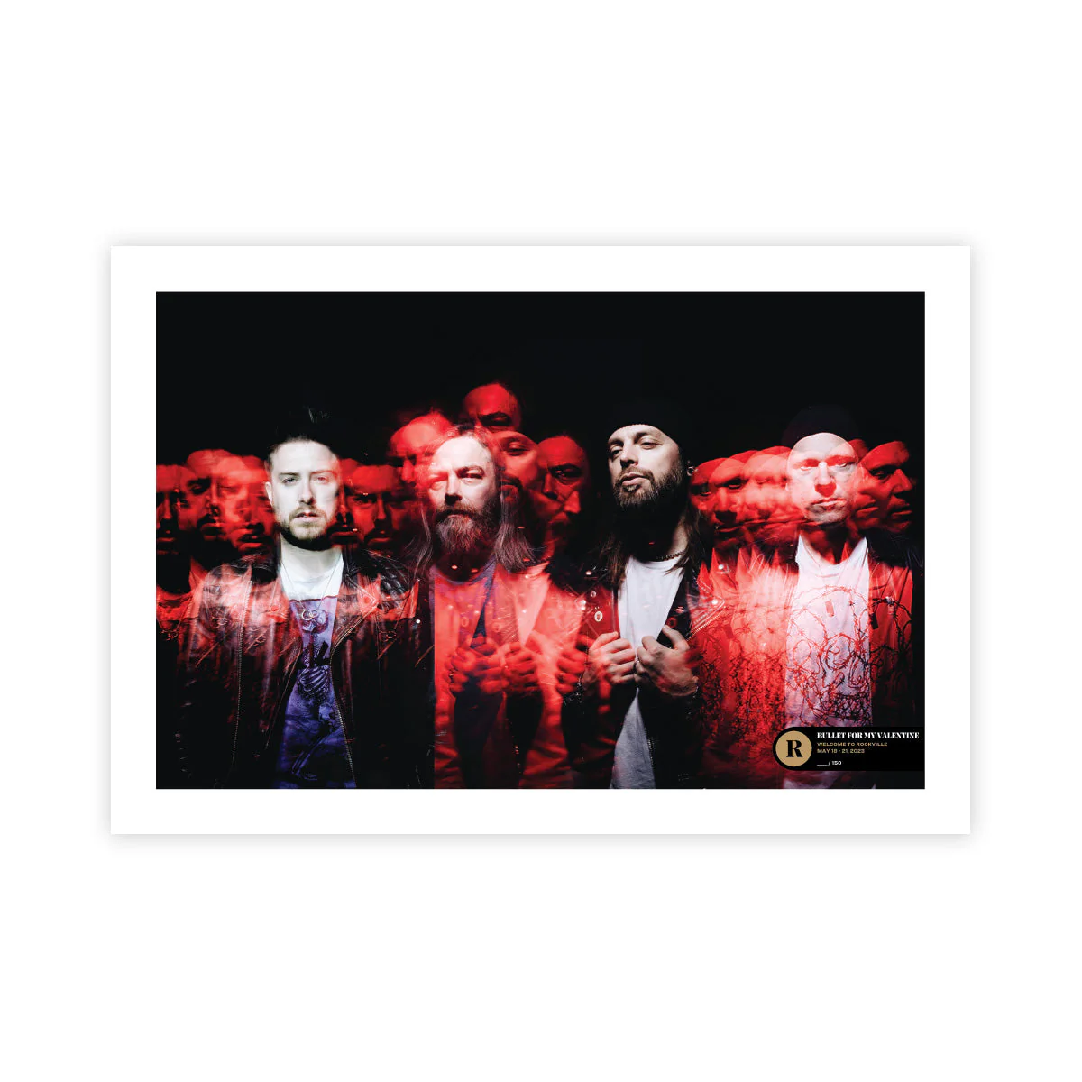BULLET FOR MY VALENTINE X WELCOME TO ROCKVILLE 2023 SIGNED POSTER - LTD. - Image 2