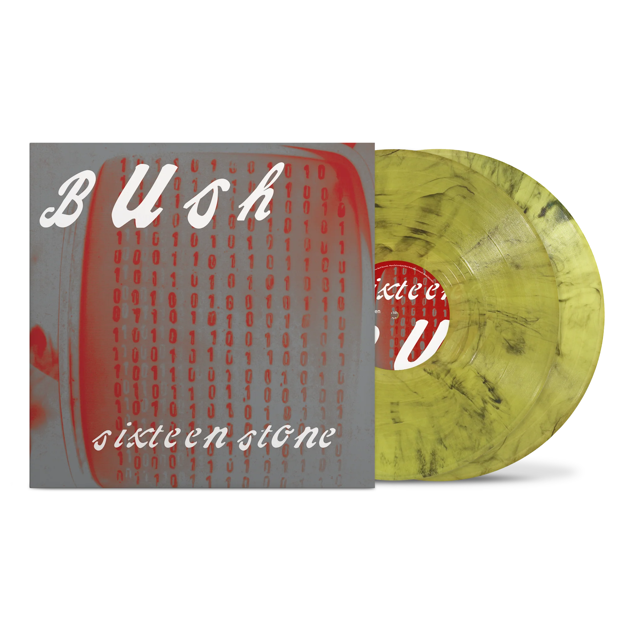 BUSH 'SIXTEEN STONE’ 30TH ANNIVERSARY 2LP - LTD. 500 - HIGHLIGHTER SMOKE