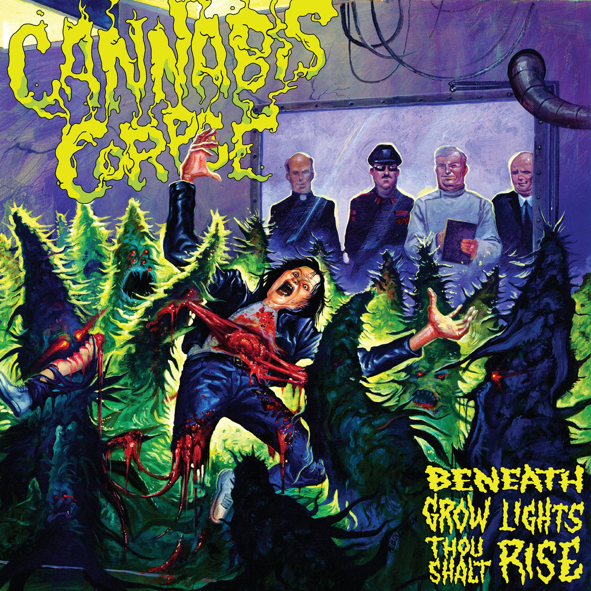 CANNABIS CORPSE 'BENEATH GROW LIGHTS' LP - Image 2