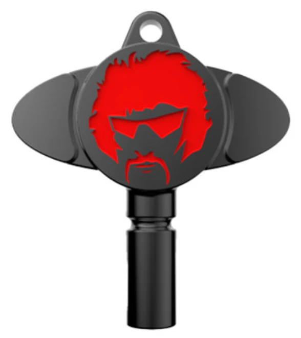 CARMINE APPICE COLLECTIBLE SIGNATURE DRUM KEY - BLACK