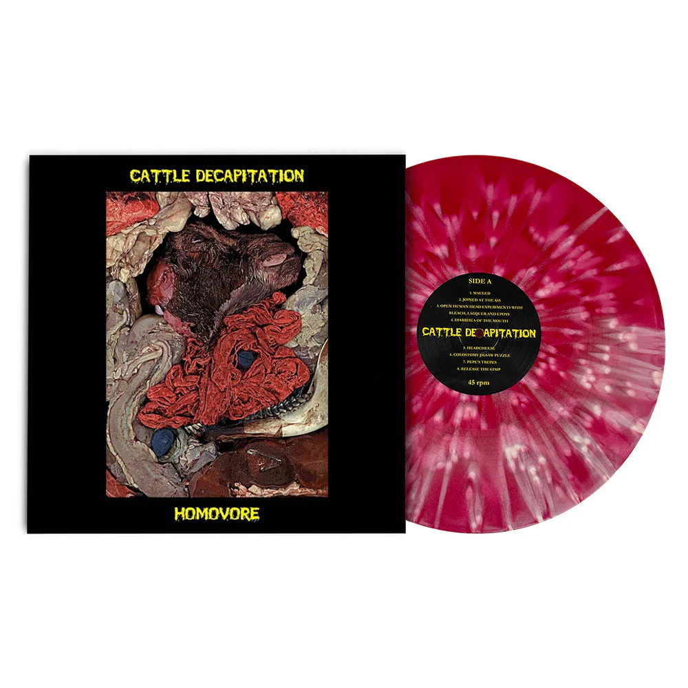 CATTLE DECAPITATION 'HOMOVORE' LP - EXCLUSIVE - LTD. 300 - STREPTOCOCCI SPLATTER