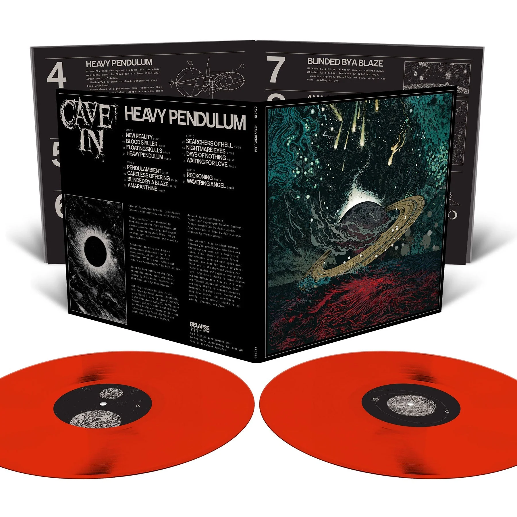 CAVE IN 'HEAVY PENDULUM' 2LP - BLOOD RED
