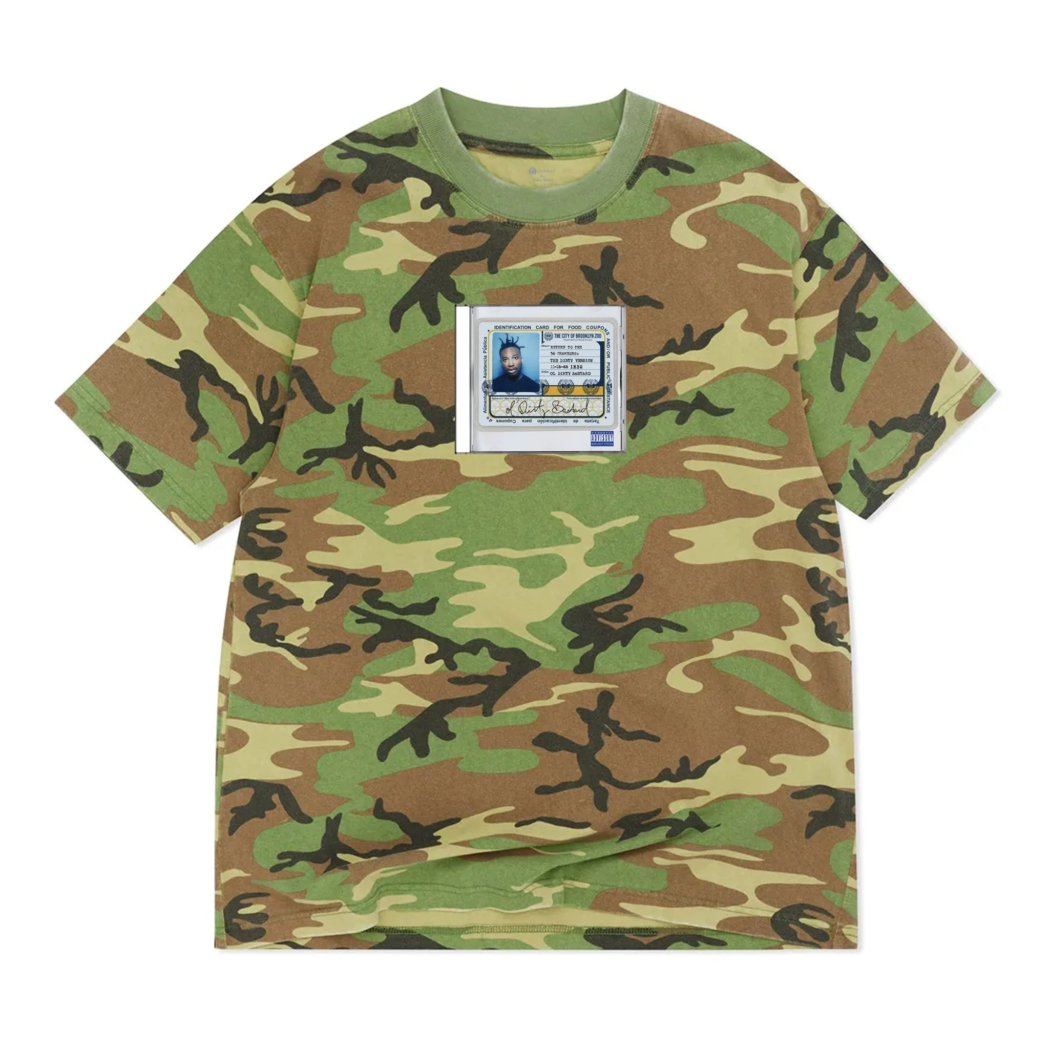 OL' DIRTY BASTARD CD TEE VINTAGE (CAMO)