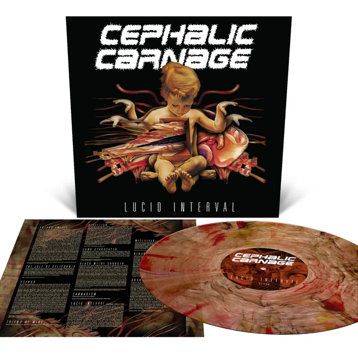 CEPHALIC CARNAGE 'LUCID INTERVAL' LP - CUSTOM MARBLE