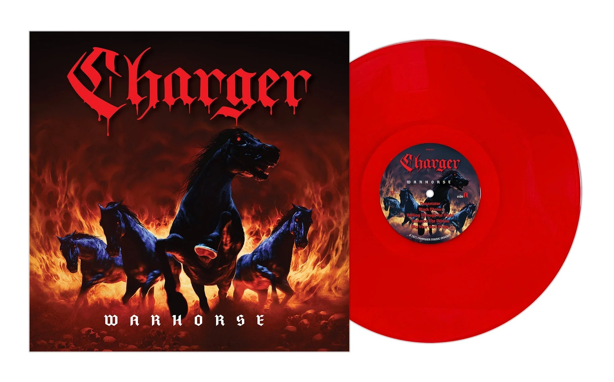 CHARGER 'WARHORSE' LP - RED