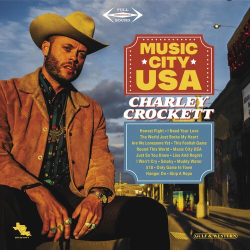 CHARLEY CROCKETT 'MUSIC CITY USA' LP